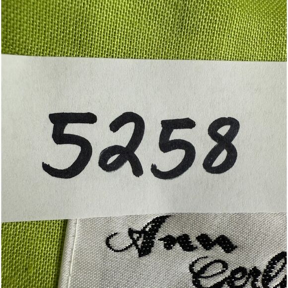 Ann Gerlin Women's Green 100% Linen Floral Jacket Size 14 *Stains* - Picture 12 of 12